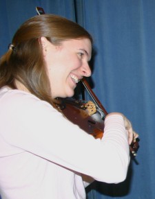 Megan and fiddle